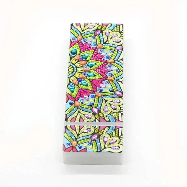 Diamond Painting Stiftebox Blumen