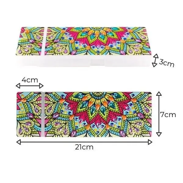 Diamond Painting Stiftebox Blumen