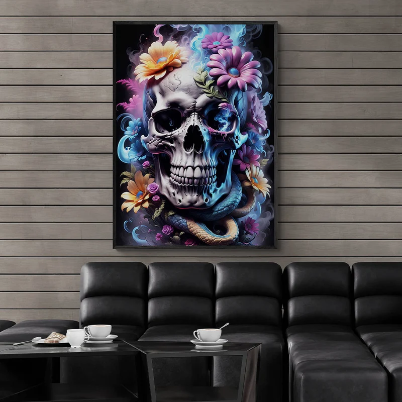 5D Diamond Painting – Skull
