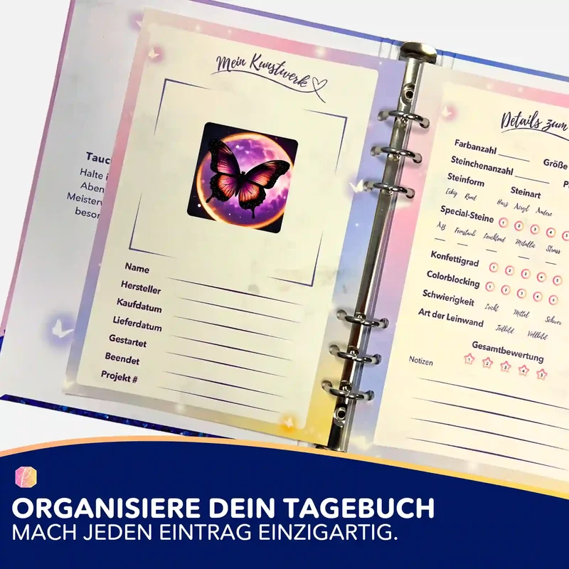 Aufkleber 5er-Set - Purple Moon