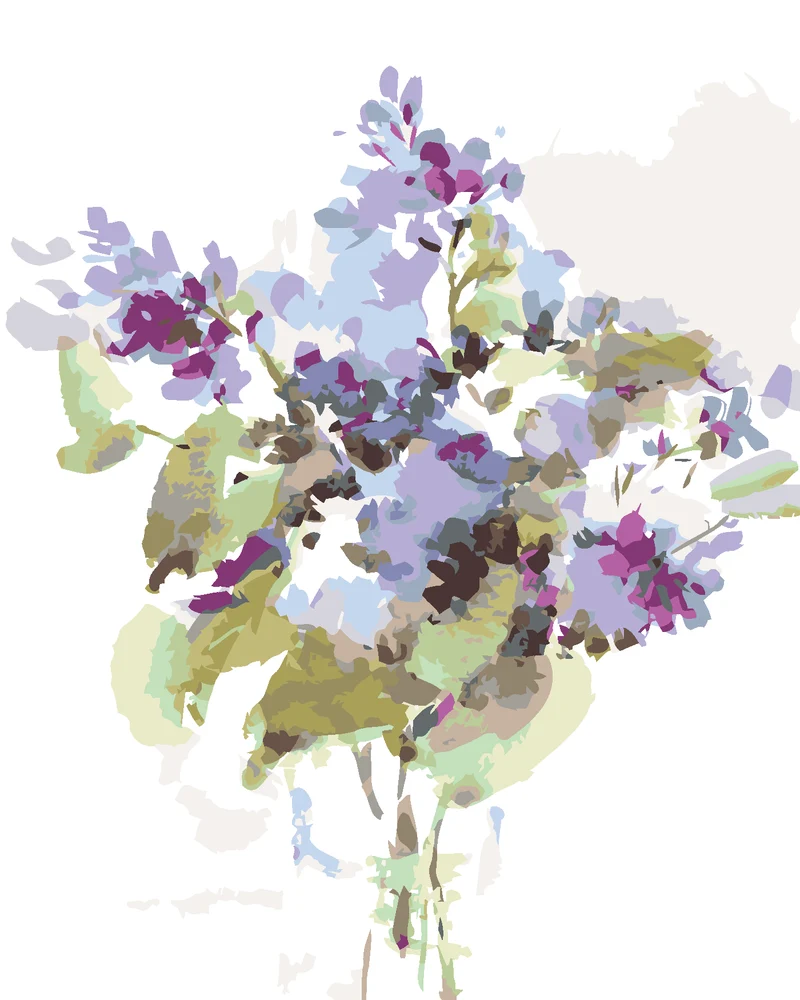 Diamond painting - FLIEDERSTRAUSS