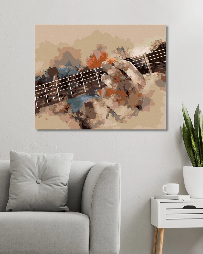 Diamond painting - GITARRIST SPIELT GITARRE