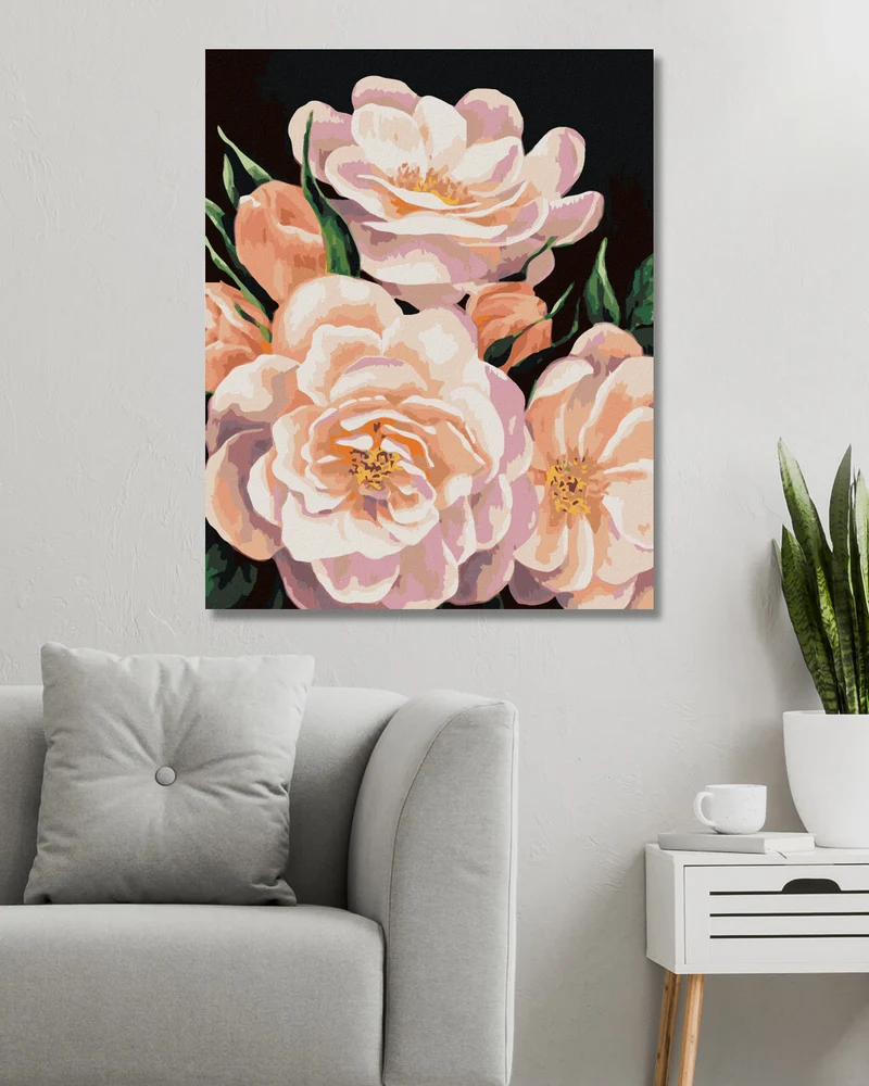 Diamond painting - PFINGSTROSENSTRAUSS (MYROSLAVA VOLOSCHUK)