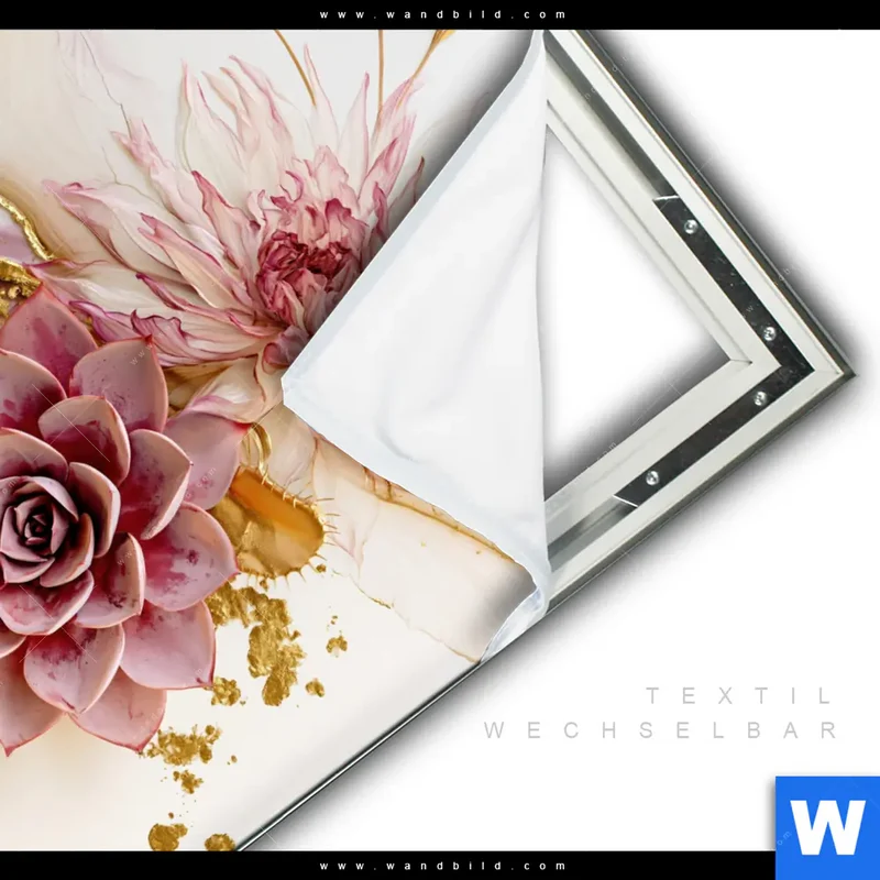 Spannbild | Florale Harmonie | Quadrat