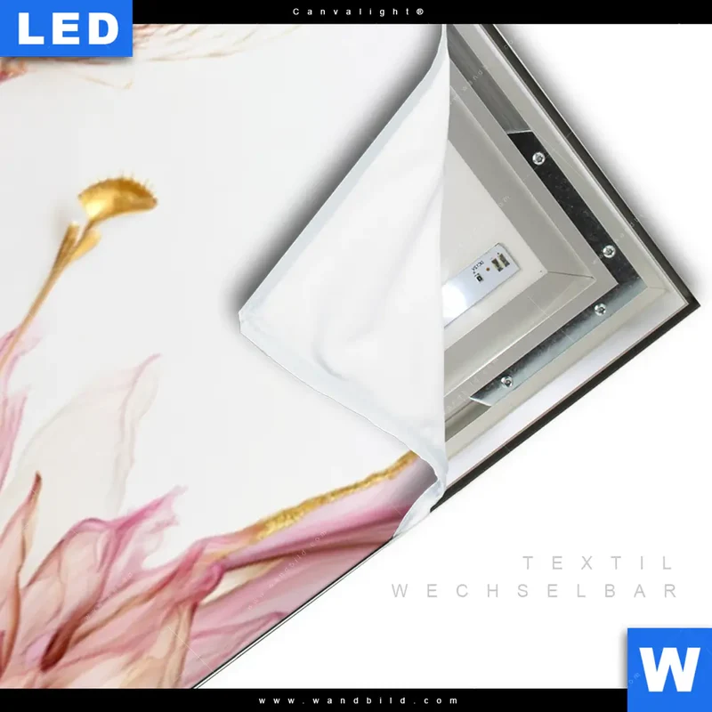 Canvalight® Leuchtbild | Florale Harmonie | Panorama