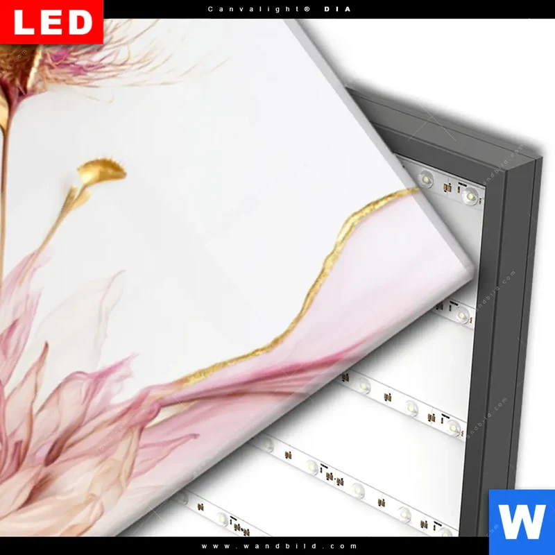 Wechselmotiv Acrylglas Canvalight® DIA | Florale Harmonie | Schmal