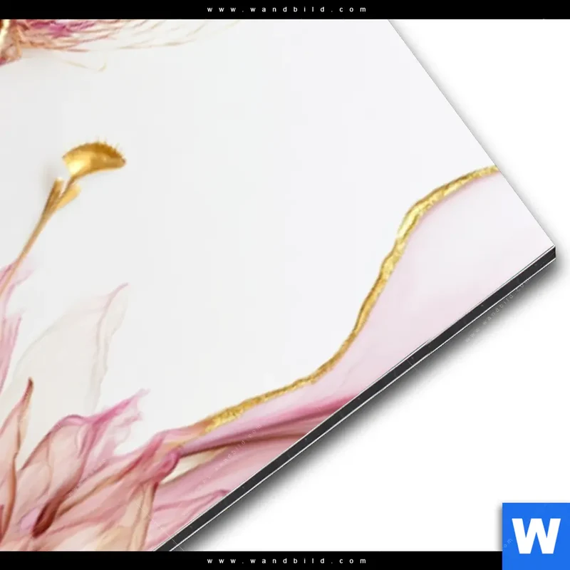 Alu-Dibond Bild | Florale Harmonie | Panorama