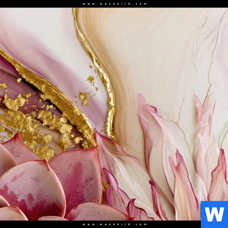 Alu-Dibond Bild | Florale Harmonie | Panorama
