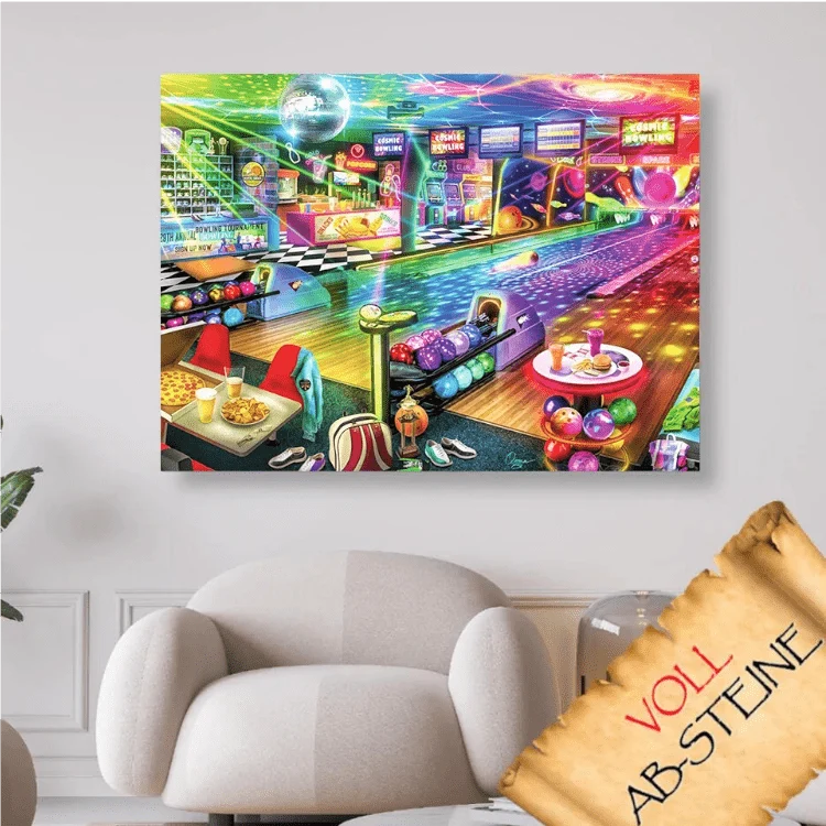 Auf zum Bowling - Voll AB Diamond Painting