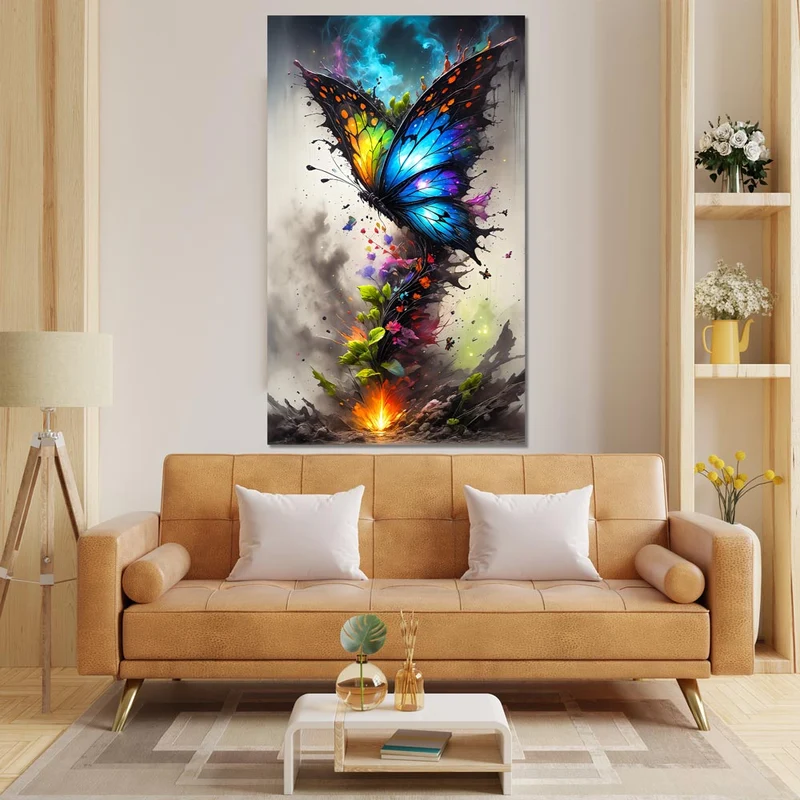 5D Diamond Painting – Glowing Butterfly