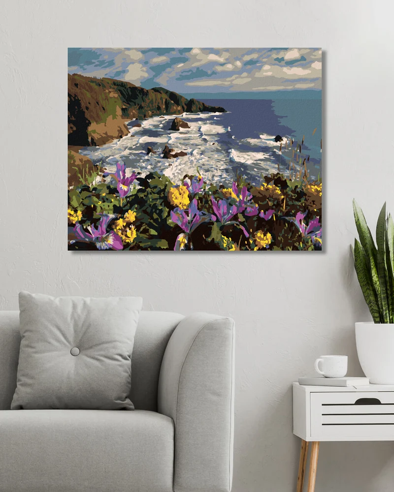 Diamond painting - BLUMEN AM UFER (DENNIS FRATES)