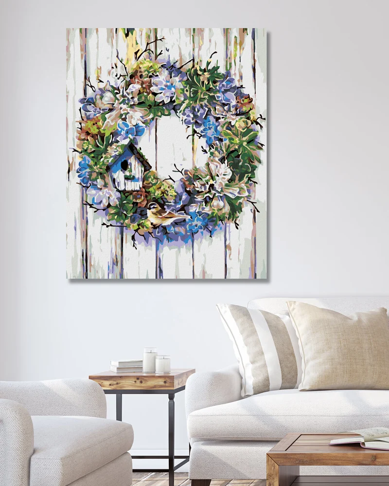 Diamond painting - BLUMENKREUZ