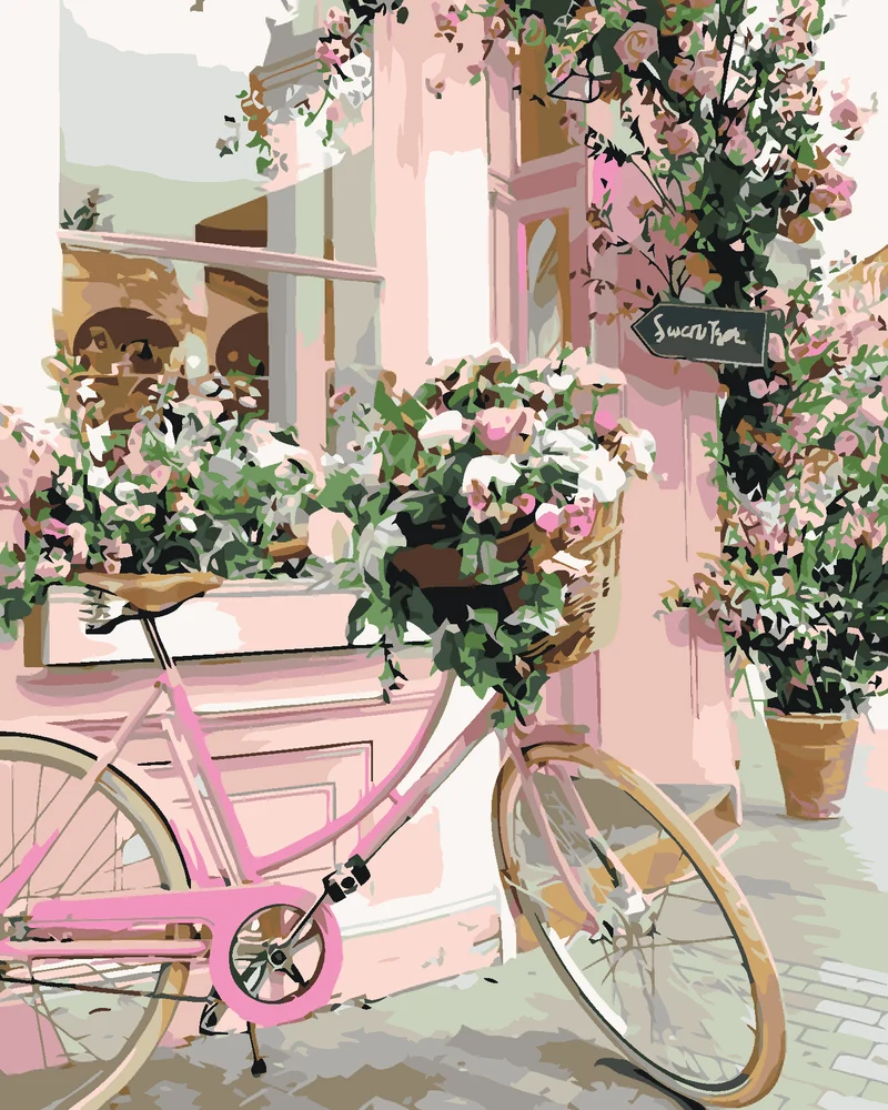 Diamond painting - BLUMENRAD