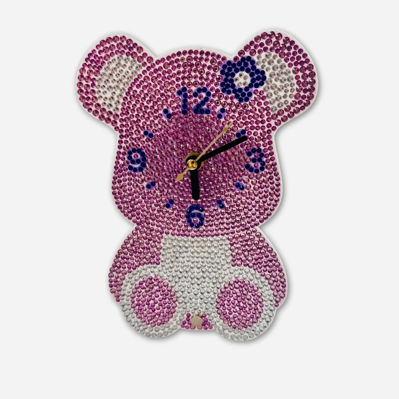 Diamond Painting Standuhr Bär