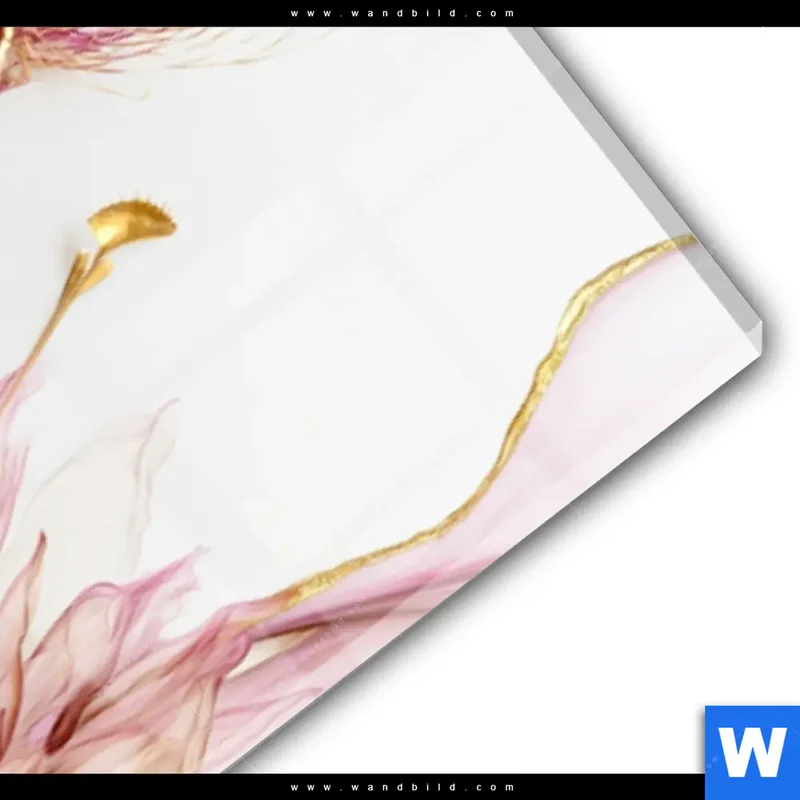 Acrylglasbild | Florale Harmonie | Panorama