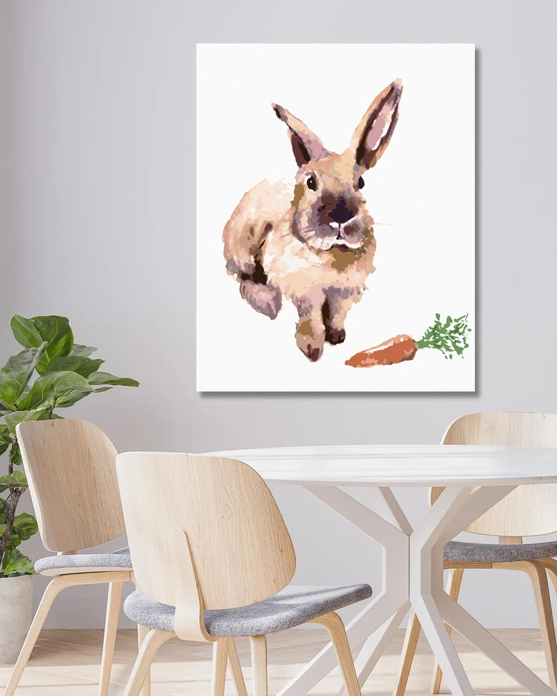 Diamond painting - KANINCHEN MIT KAROTTE