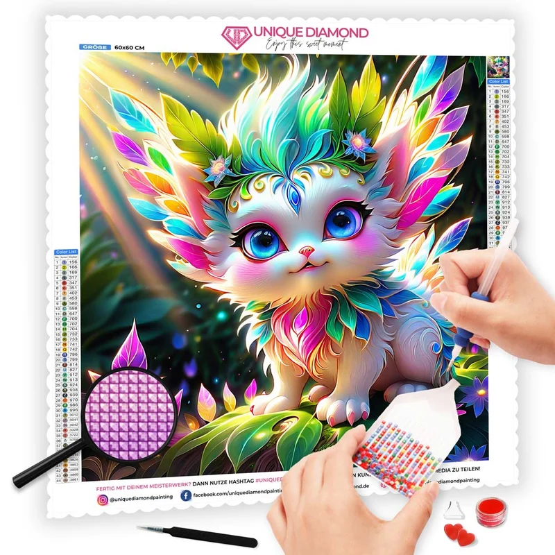 5D Diamond Painting – Fluffy