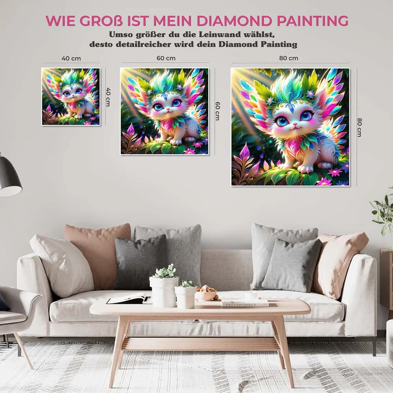 5D Diamond Painting – Fluffy