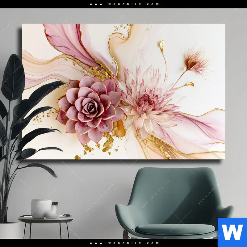 Leinwandbild | Florale Harmonie | Querformat