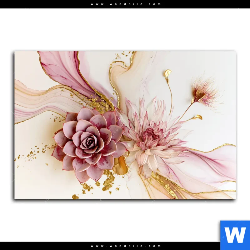 Leinwandbild | Florale Harmonie | Querformat