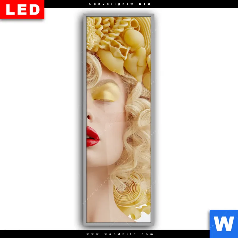 Leuchtbild Acrylglas Canvalight® DIA | Pasta Queen | Schmal