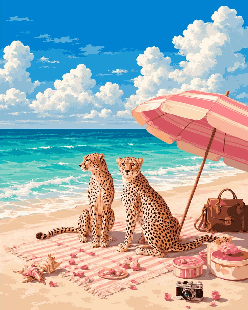 Geparden-Strand