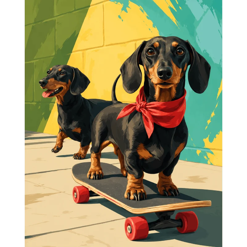 Skater-Dackel