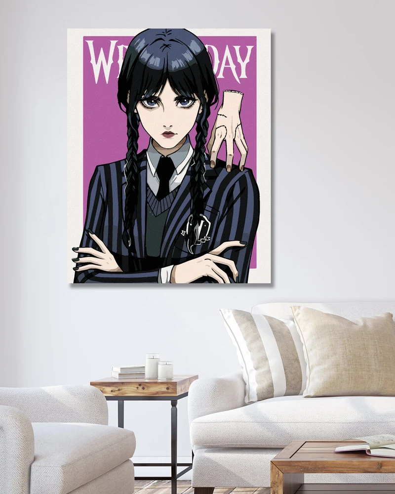 Diamond painting - ZEICHEN WEDNESDAY UND DER DING