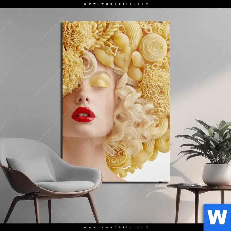 Acrylglasbild | Pasta Queen | Hochformat