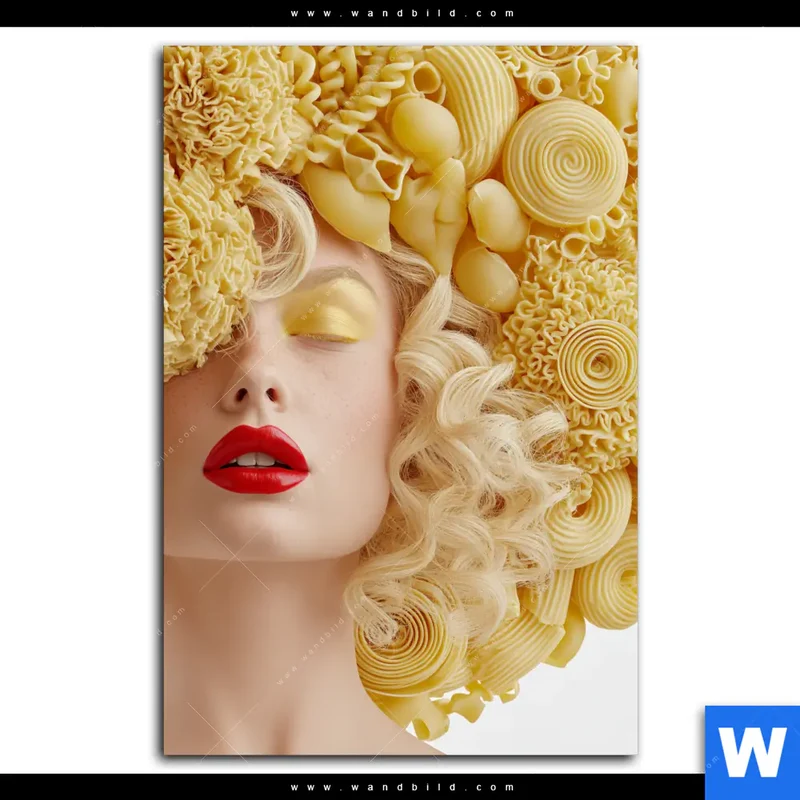 Acrylglasbild | Pasta Queen | Hochformat