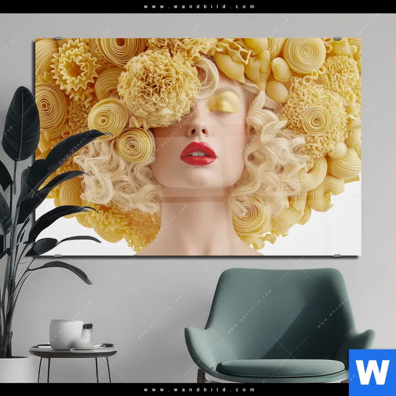 Acrylglasbild | Pasta Queen | Querformat