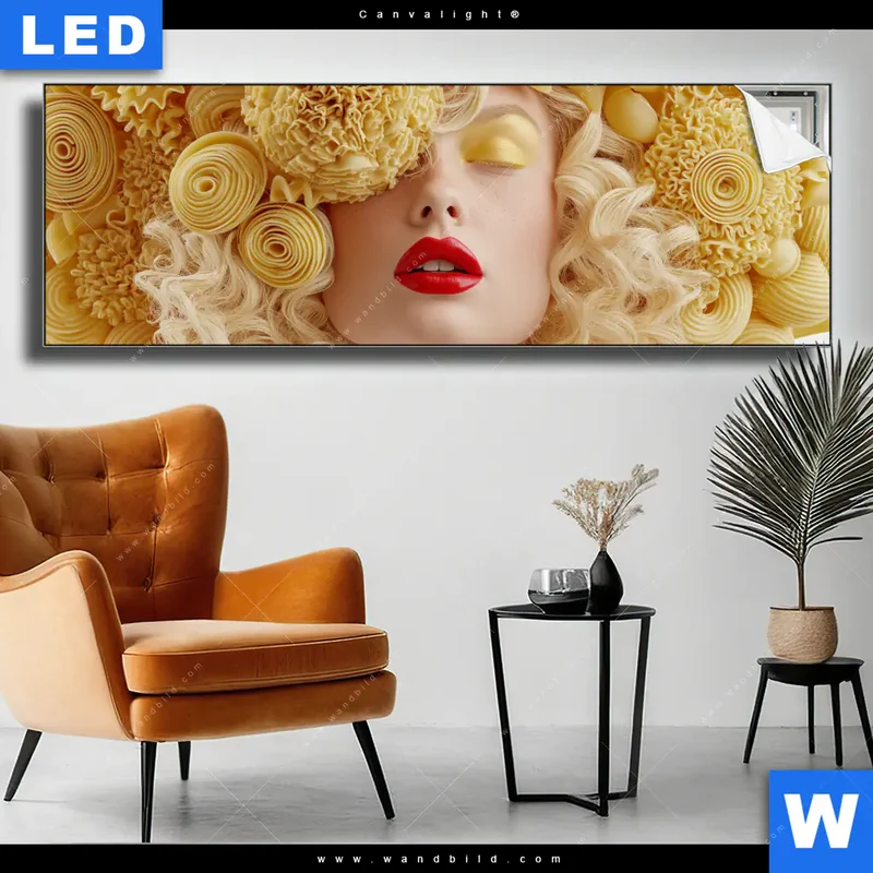 Canvalight® Leuchtbild | Pasta Queen | Panorama