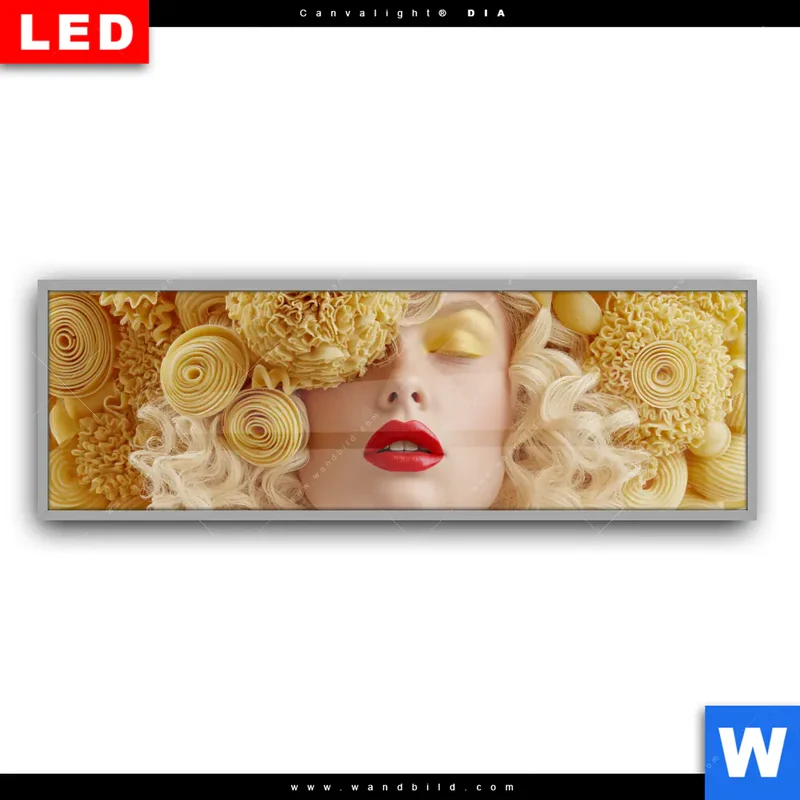 Leuchtbild Acrylglas Canvalight® DIA | Pasta Queen | Panorama