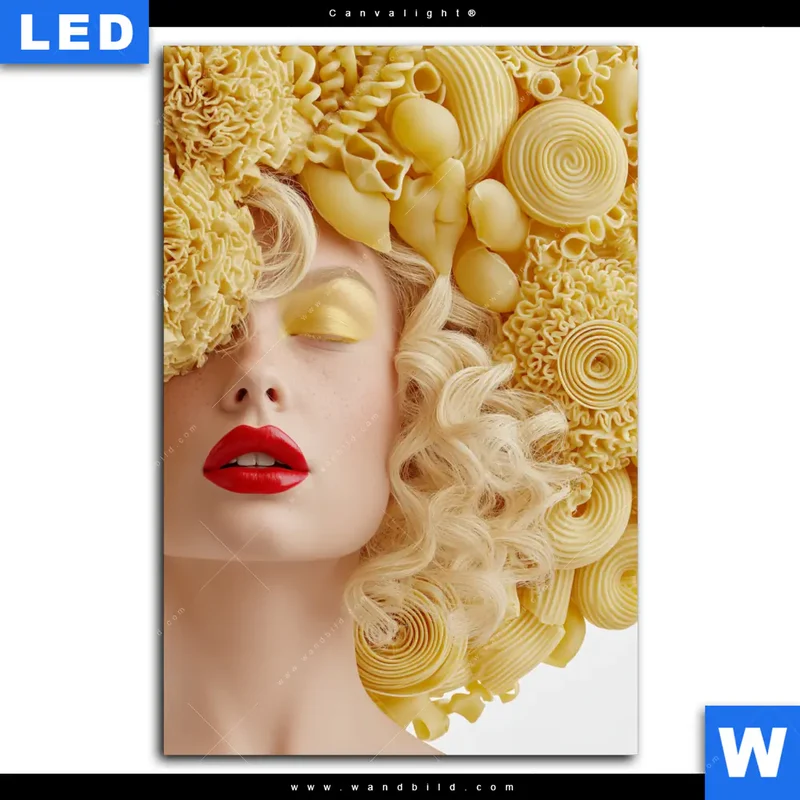 Canvalight® Leuchtbild | Pasta Queen | Hochformat