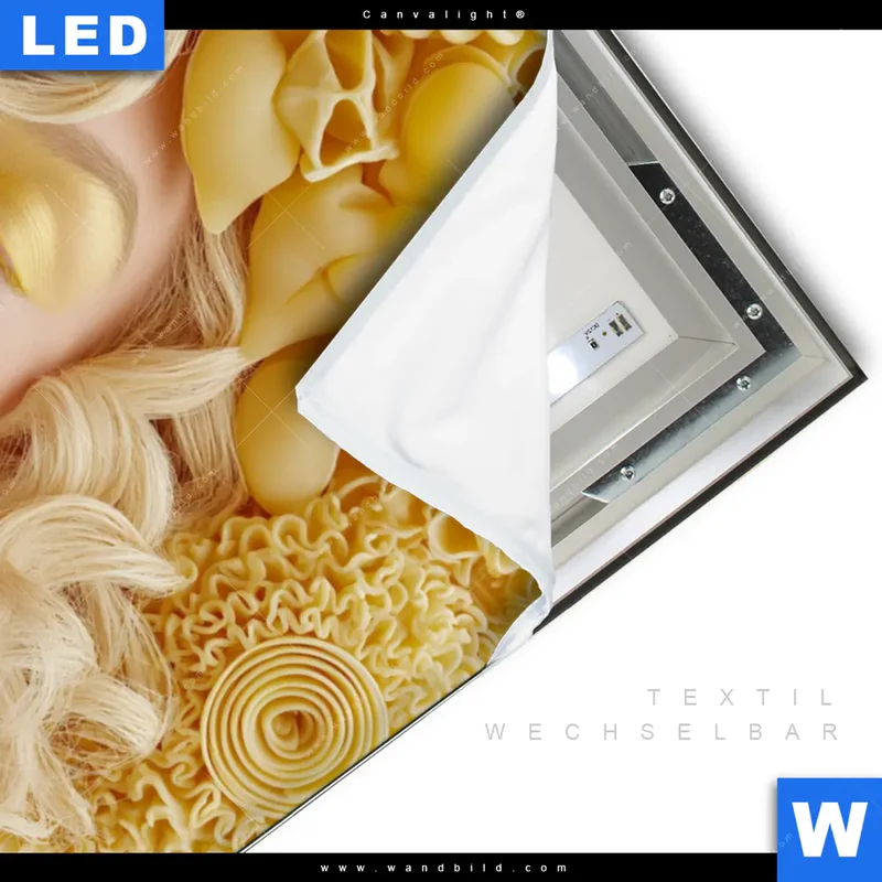 Canvalight® Leuchtbild | Pasta Queen | Hochformat