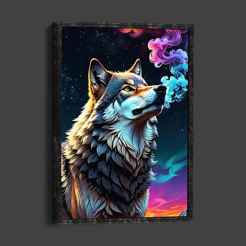 5D Diamond Painting – Wolf