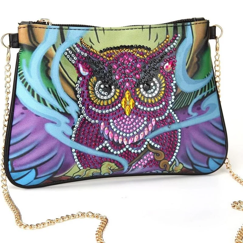 Diamond Painting Tasche Eule