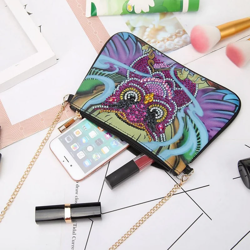Diamond Painting Tasche Eule