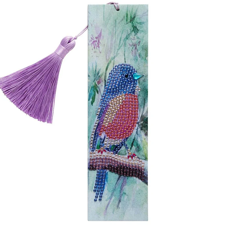 Diamond Painting Lesezeichen Vogel