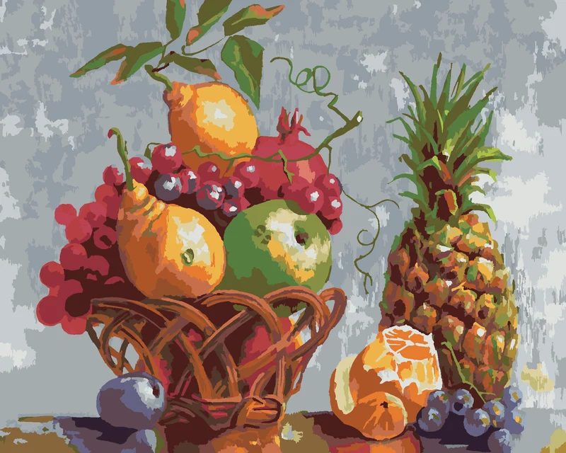 Diamond painting - KORB VOLLER FRÜCHTE