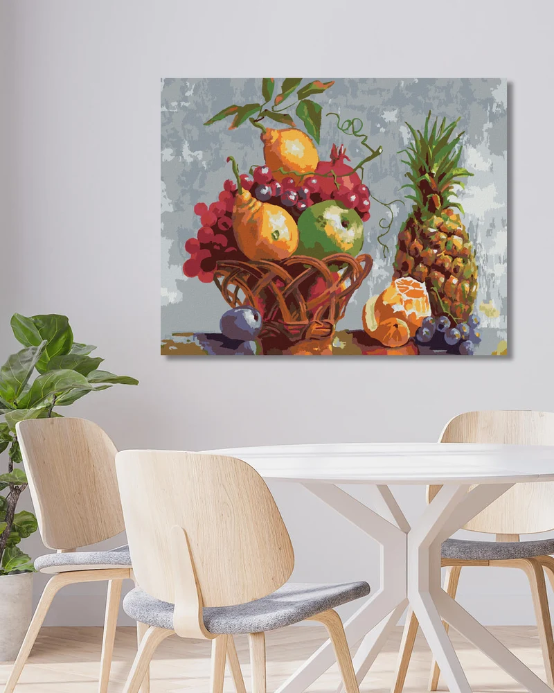 Diamond painting - KORB VOLLER FRÜCHTE