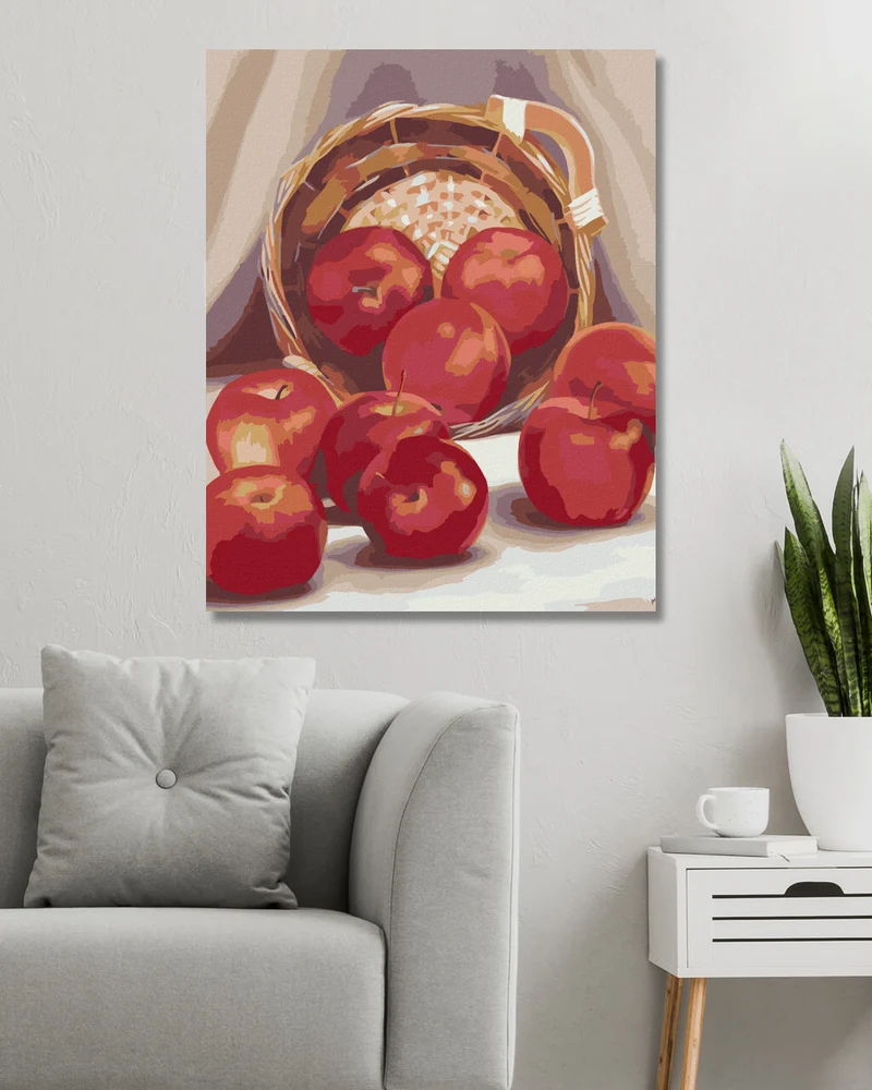 Diamond painting - KORB MIT ÄPFELN (MYROSLAVA VOLOSCHUK)