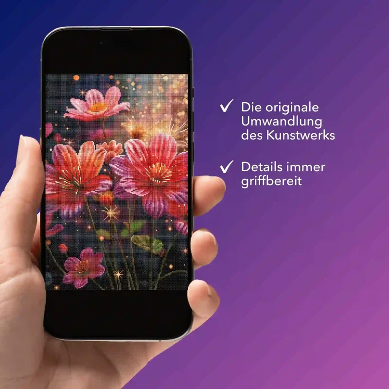 Digitale Bildmappe - Flower Sparkle