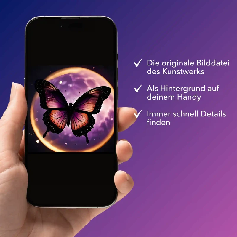 Digitale Bildmappe - Purple Moon