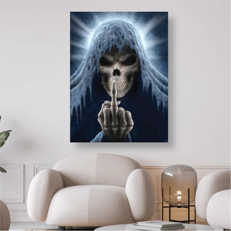 Geist zeigt Mittelfinger - 5D DIY Diamond Painting