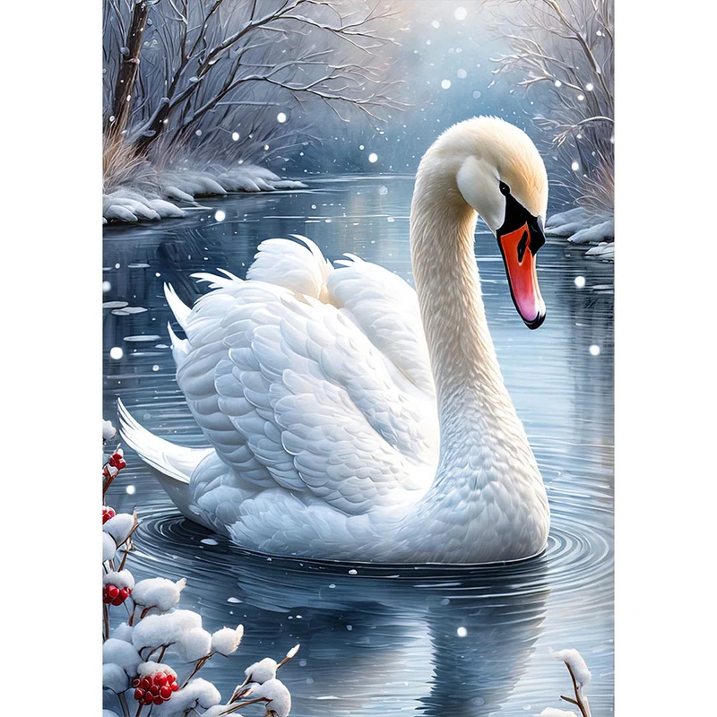 5D Diamond Painting – Schwan