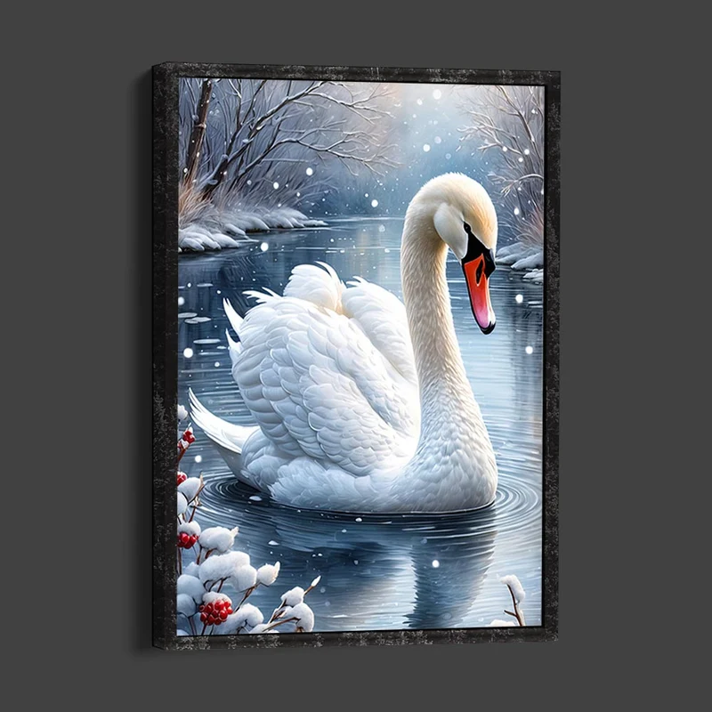 5D Diamond Painting – Schwan