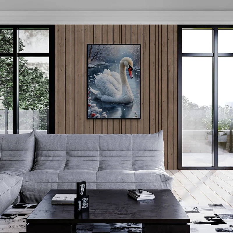 5D Diamond Painting – Schwan