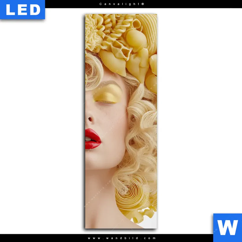 Canvalight® Leuchtbild | Pasta Queen | Schmal