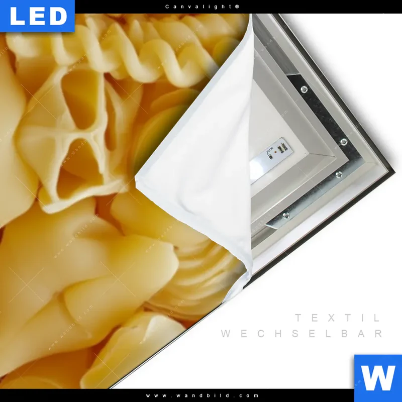 Canvalight® Leuchtbild | Pasta Queen | Schmal